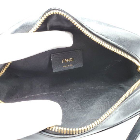 Fendi Mini Camera Case Leather Bag (RED ZIPPER Edition) - Picture 10 of 12